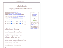 Tablet Screenshot of infinite-hands.draketo.de